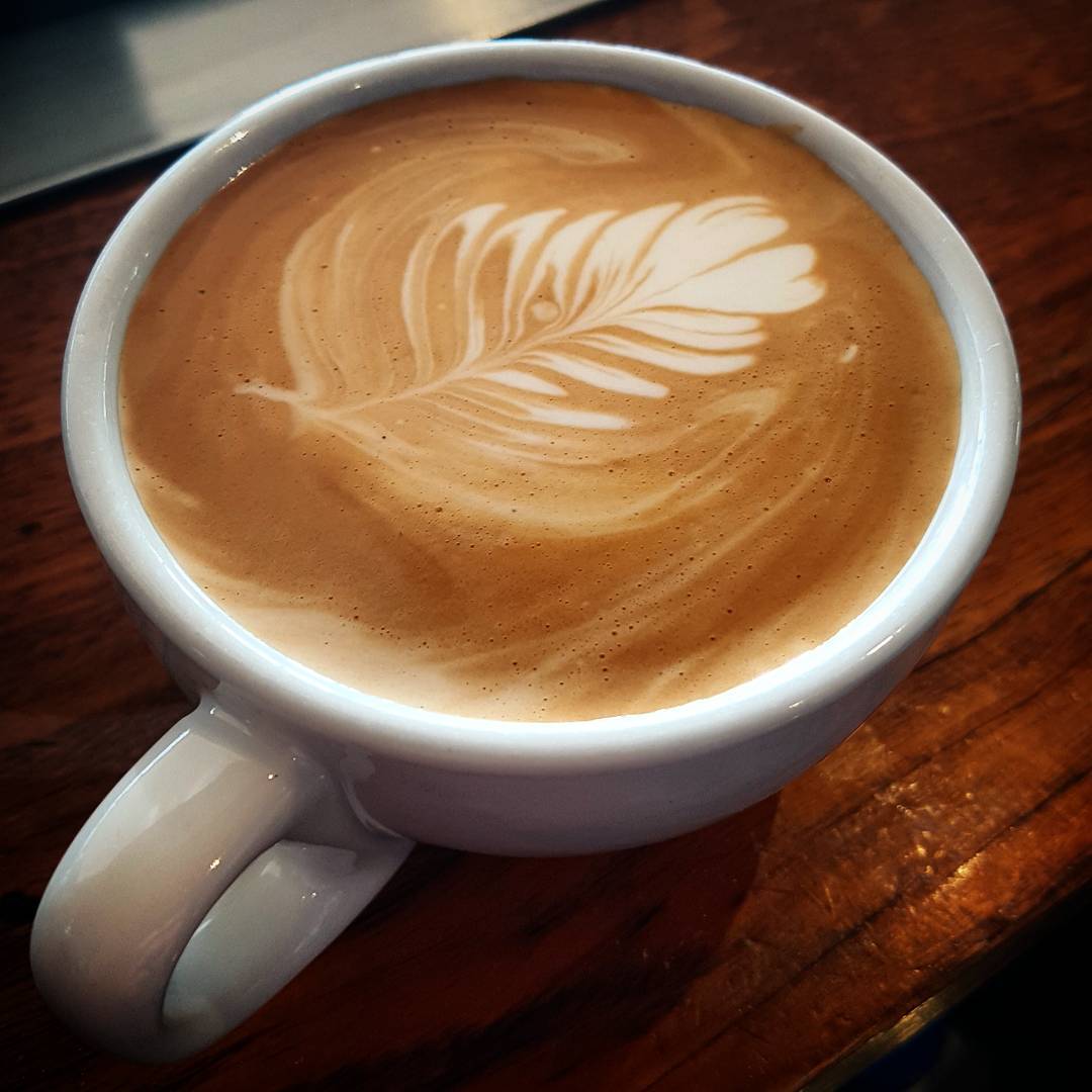 Its always coffee o’clock ?: @_tomsandy #coffee #morning #latteart #crema #woodbridge #peppermintbay #tasmania