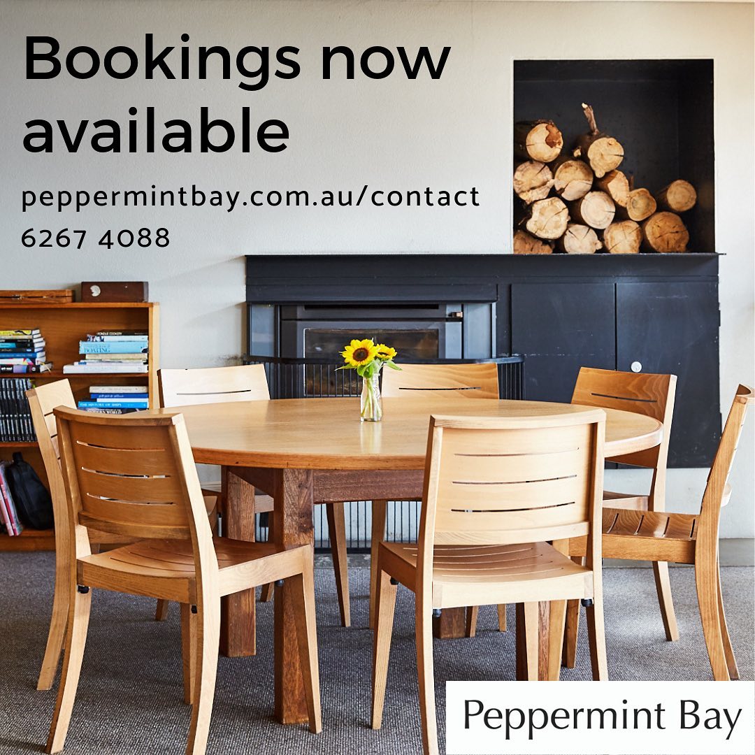 Coming down to visit us. Why not make a booking to ensure you won’t miss out. Book online at peppermintbay.com.au/contact or call us on 6267 4088. Bookings available for lunch 7 days and dinner Thursday -Saturday.