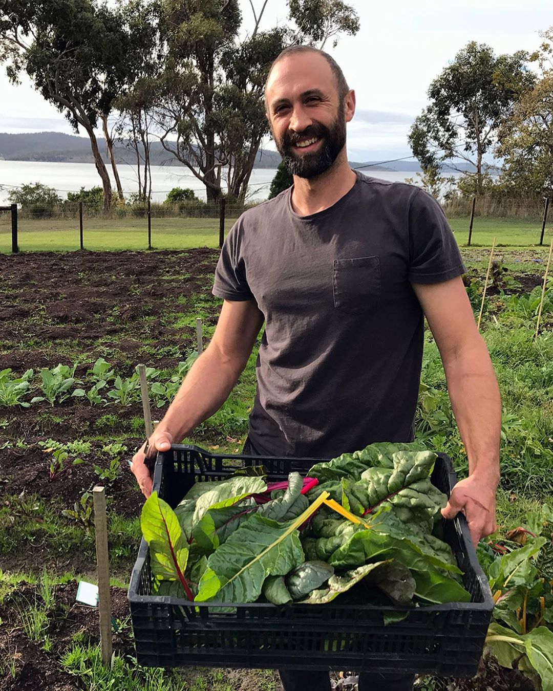 Head Chef Toby Annear is out in the garden putting the final touches on the menu for our Hughes and Hughes lunch. What will be ready to harvest in just a few weeks time? Book your ticket and come along to lunch on the 7th July to find out.  www.peppermintbay.com.au/events  #local #peppermintbayhotel #longtable #lunch #fresh #tasmania #wineanddine #produce #chef #gardentoplate #organic #greenthumb
