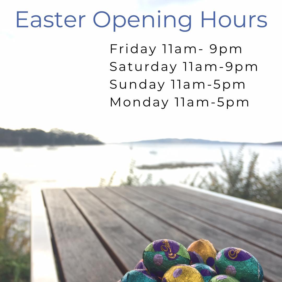 We are open all weekend. Don’t forget to book to avoid disappointment.  Kitchen Open 12-3pm everyday and 5.30-8pm Friday and Saturday.  #peppermintbay #bistro #happyeaster