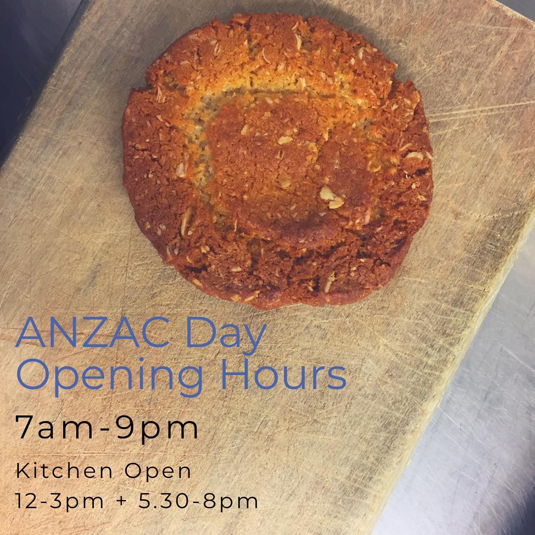 We will be opening our doors for for a warming beverage from 7am tomorrow morning. Kitchen hours remain the same as always and please note 15% public holiday surcharge comes into effect at 11am. Bookings advised. 6267 4088.  #anzac #dawnservice #peppermintbay