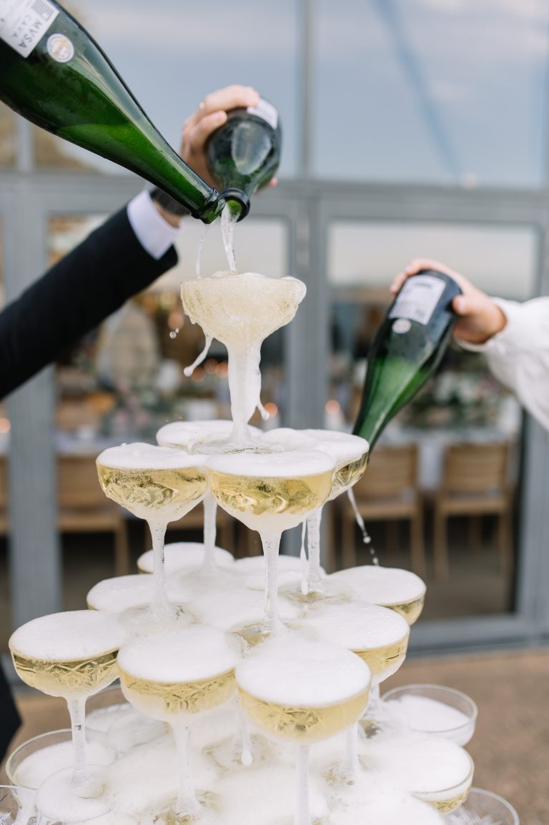 Champagne tower