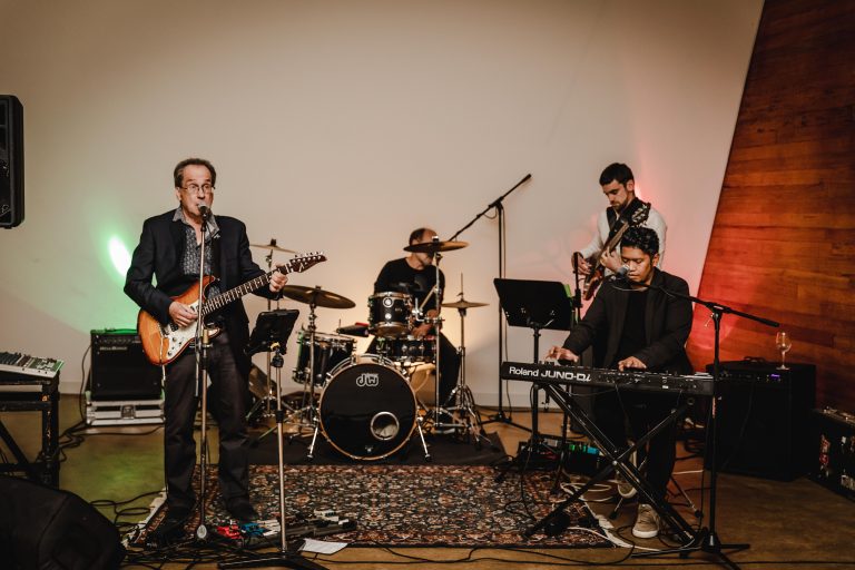 Band playing music